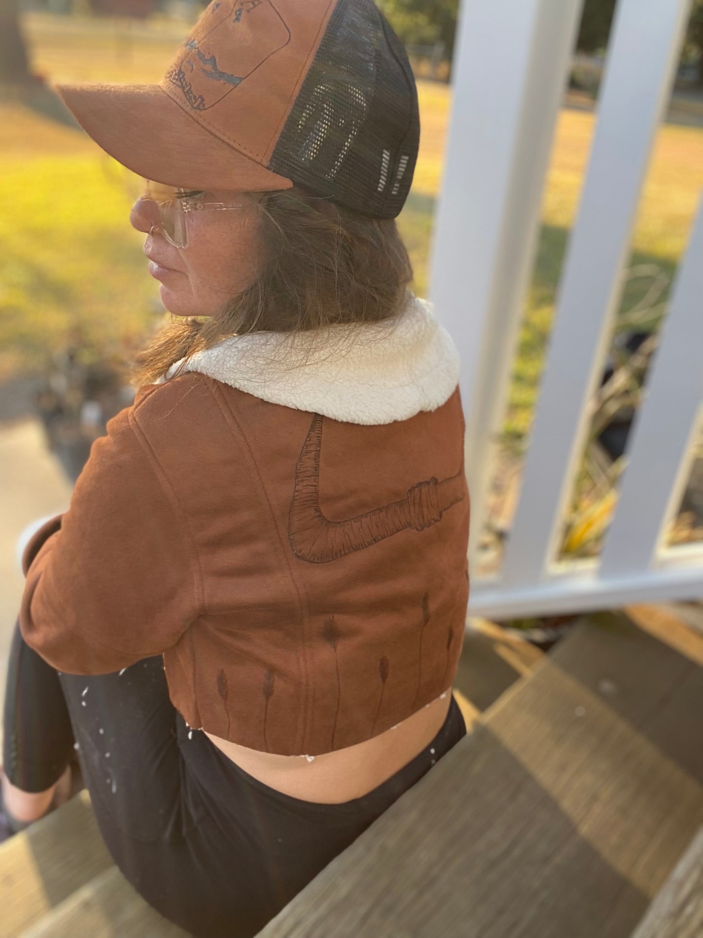 Outback Elegance Suede Crop Jacket