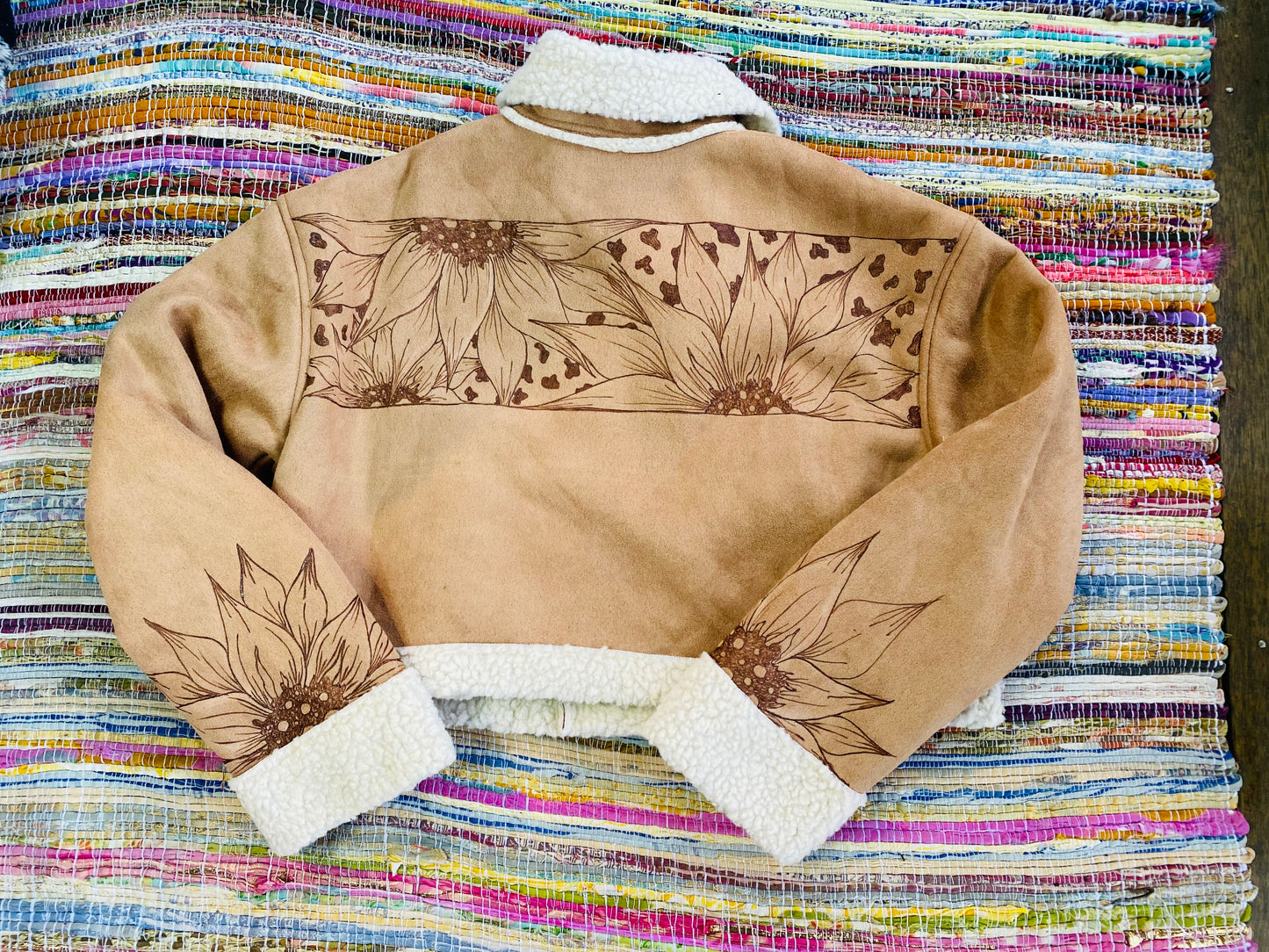 Rustic Blaze Crop Jacket