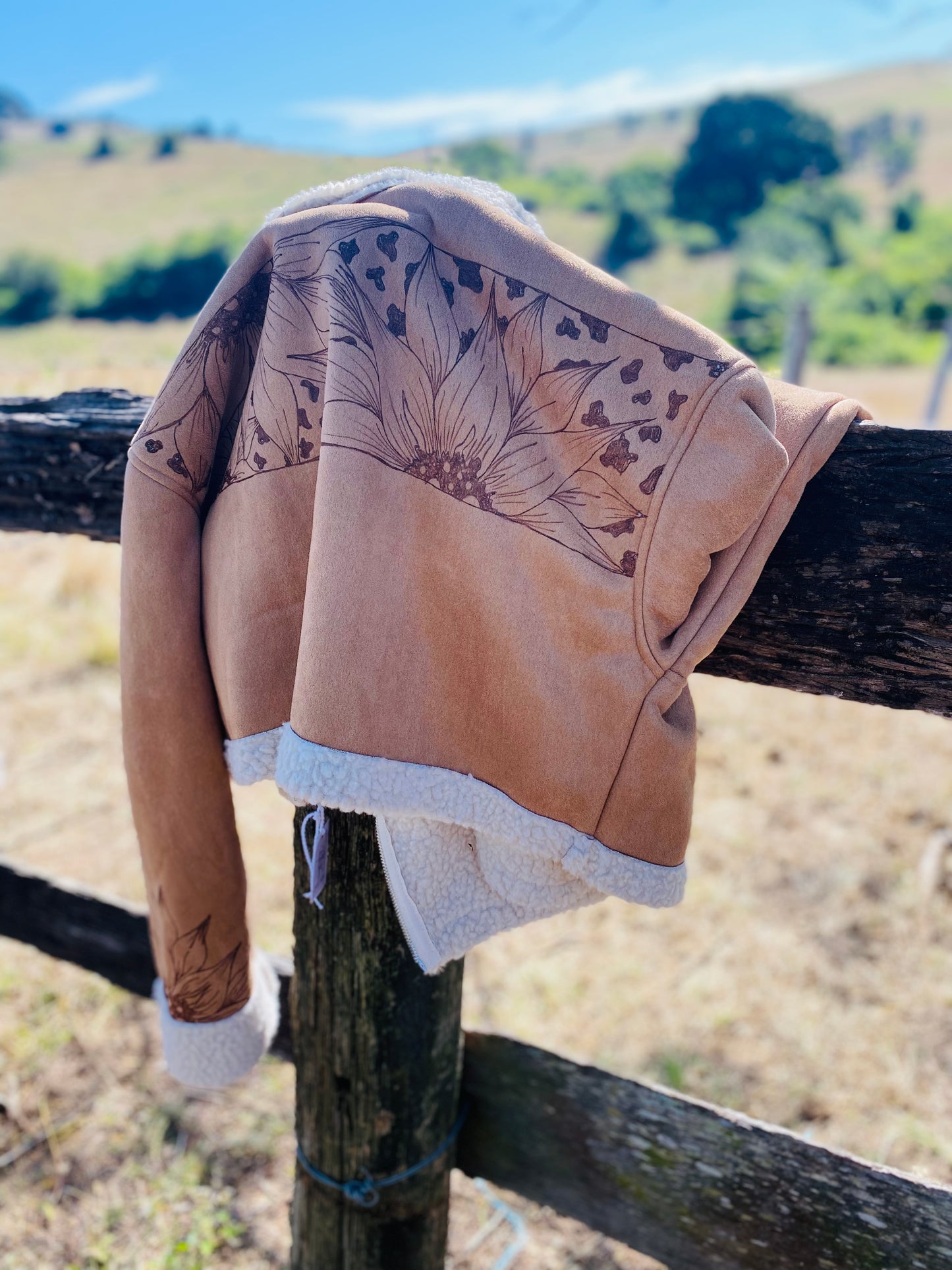 Rustic Blaze Crop Jacket