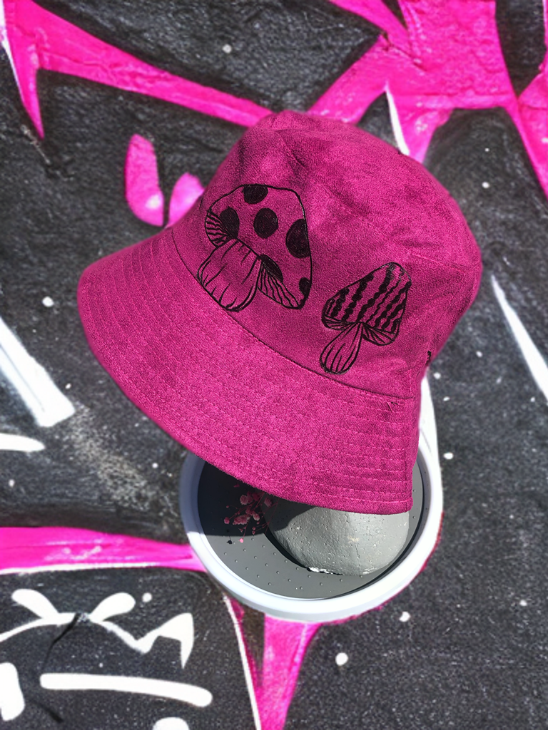 Reversible Suede Bucket Hat