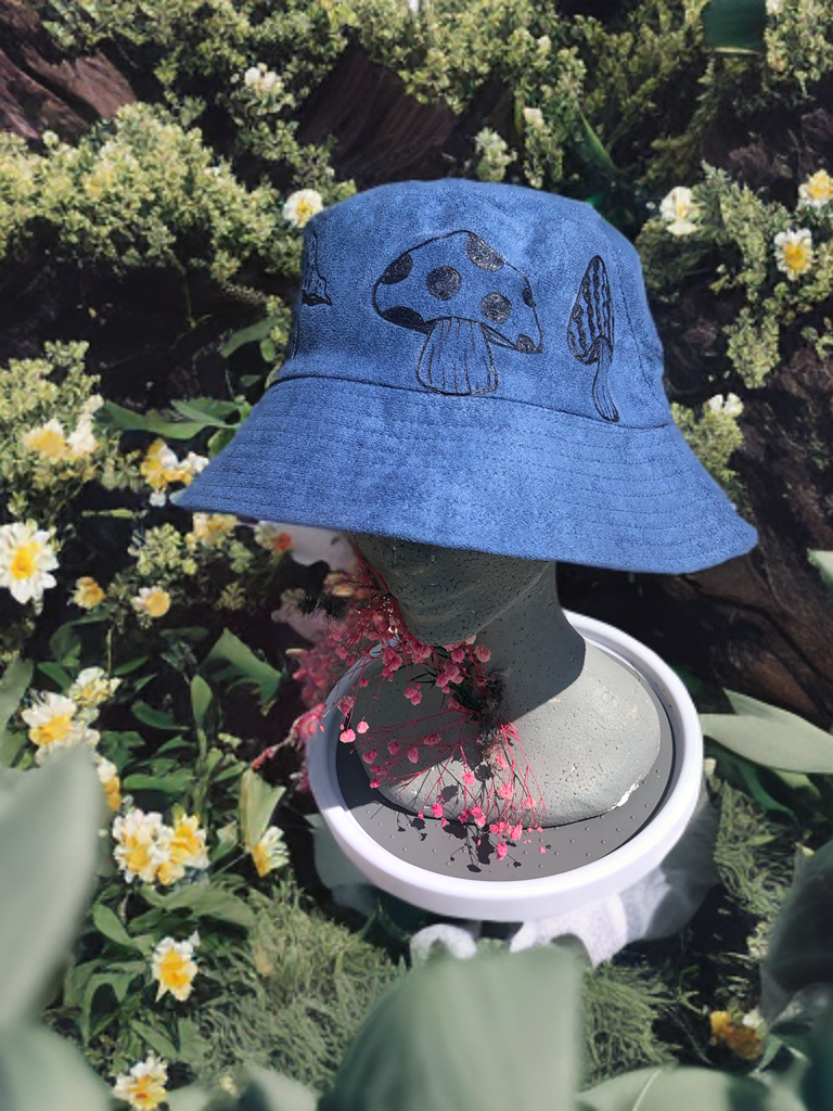 Reversible Suede Bucket Hat