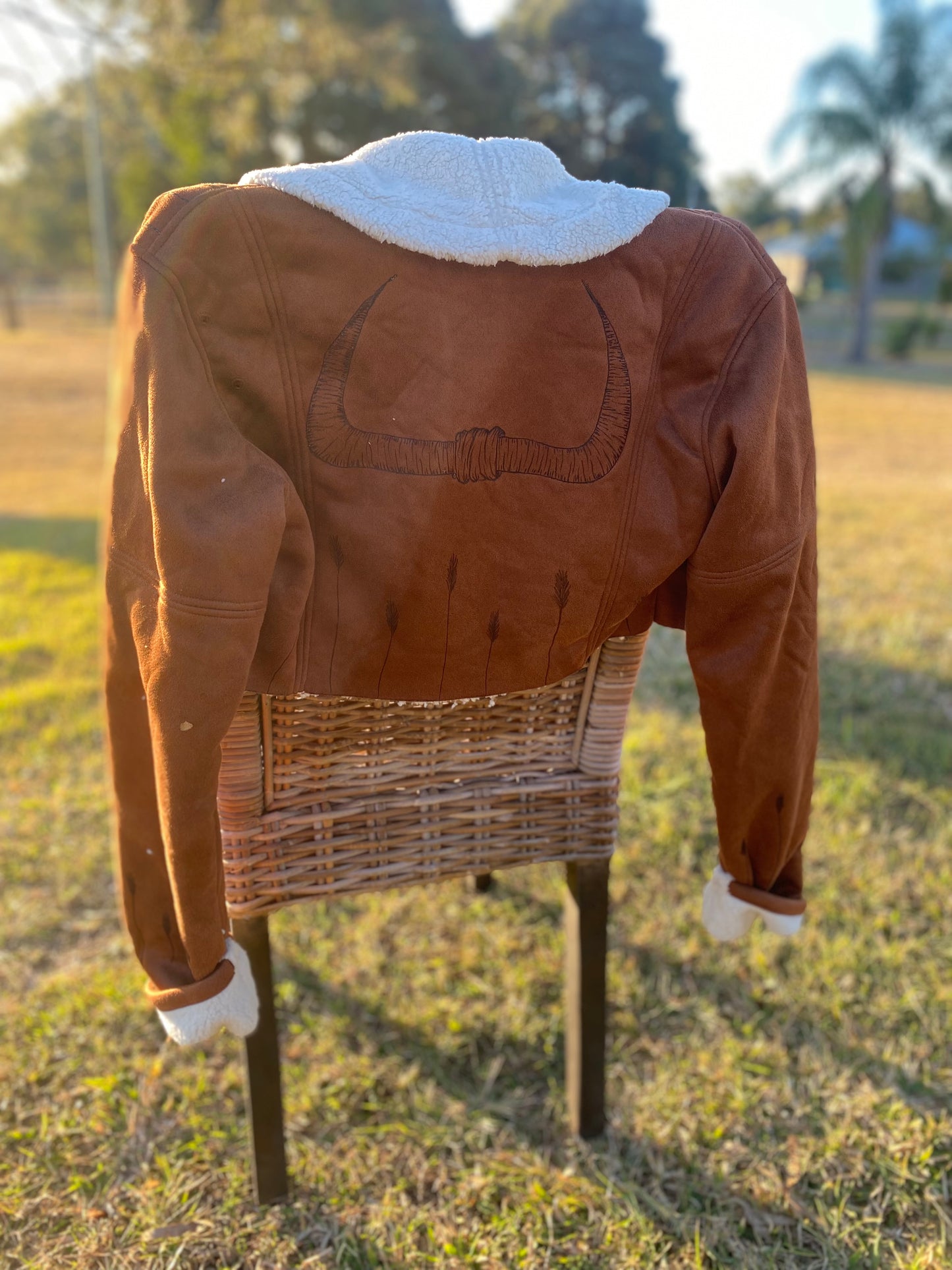 Outback Elegance Suede Crop Jacket