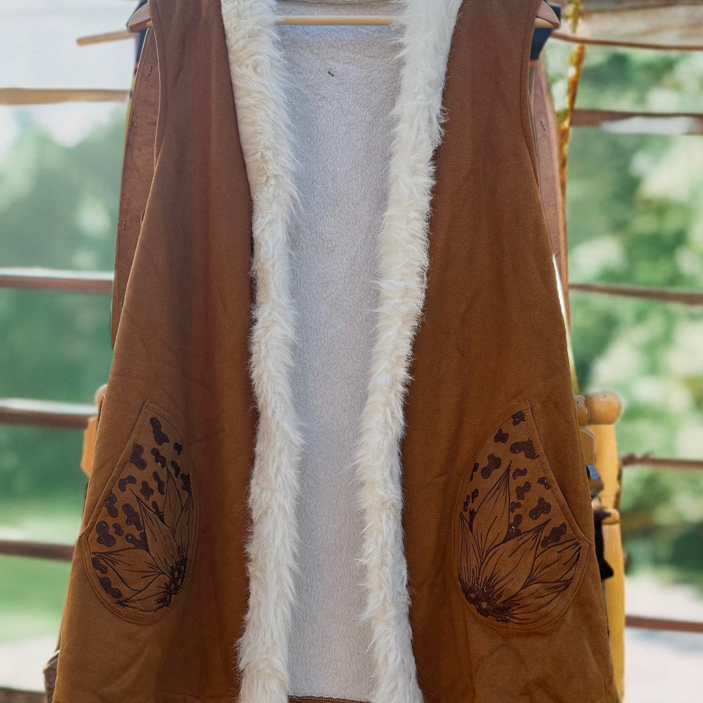 Sunlit Prairie Suede Vest